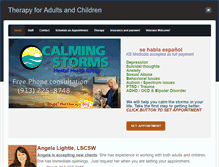 Tablet Screenshot of calmingstorms.com